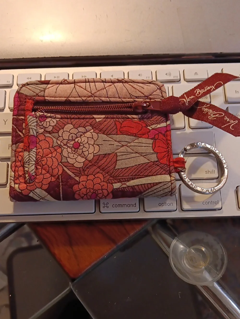 Vera Bradley zip ID case in the Bohemian Blooms pattern. - Picture 1 of 5